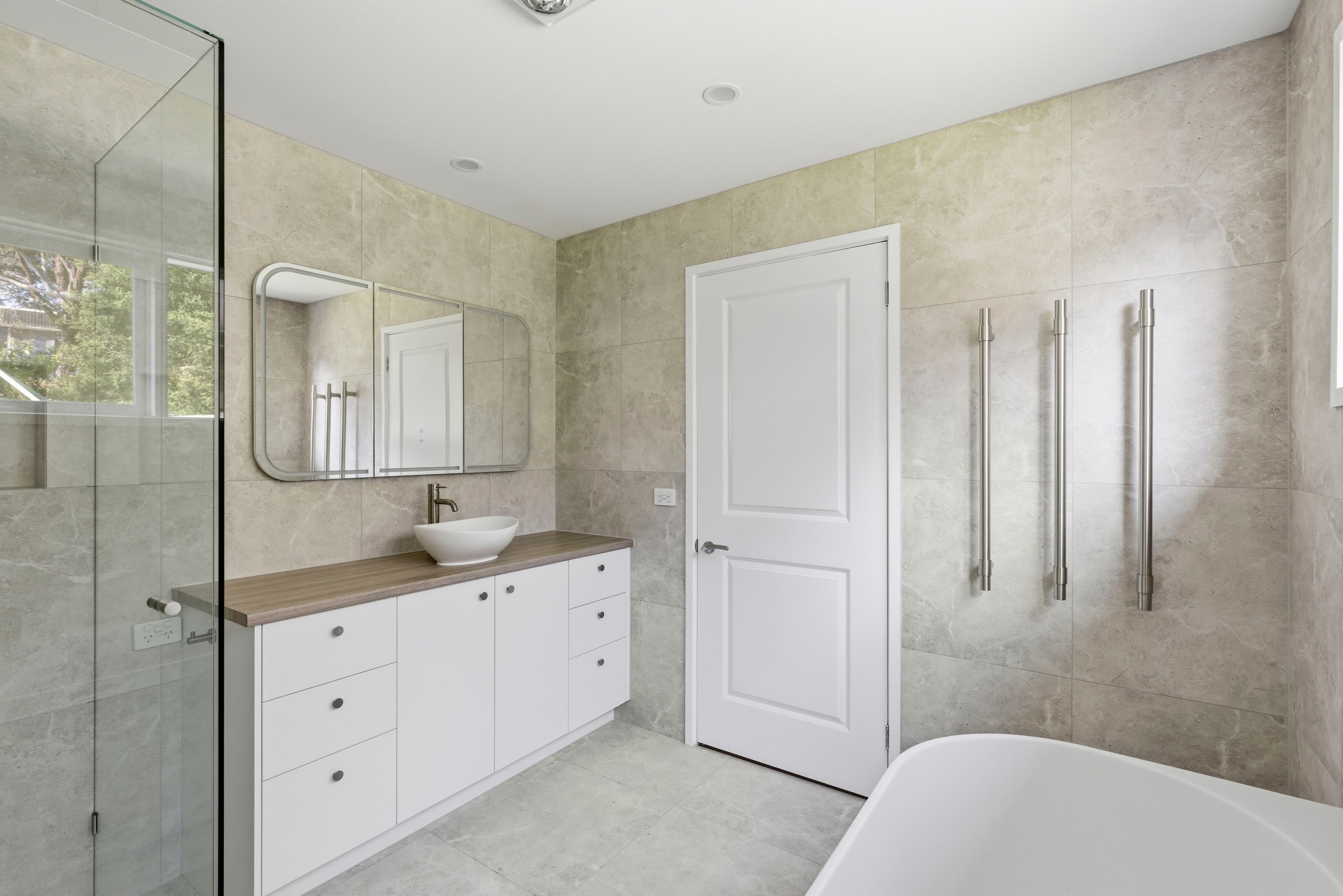 The main bathroom